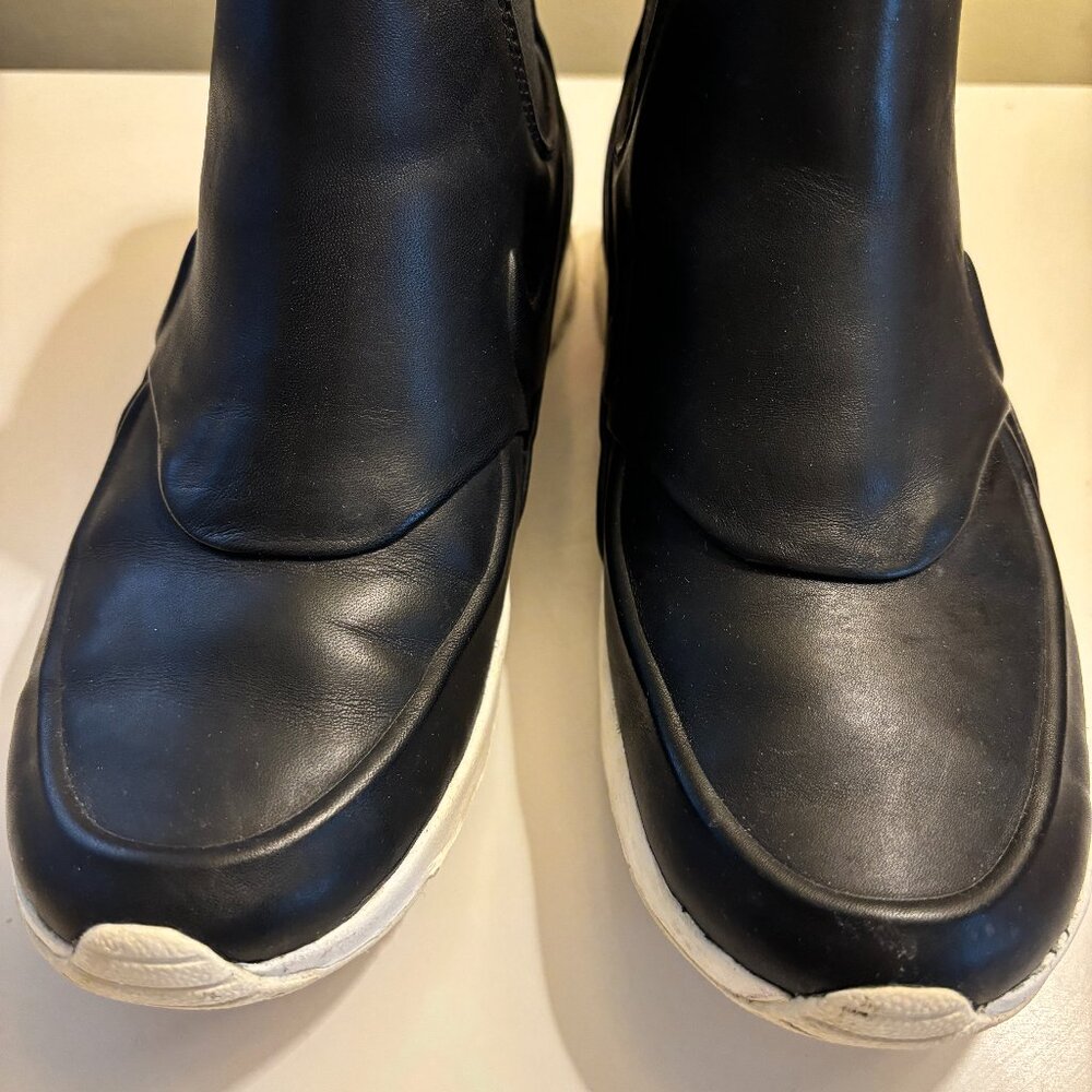 Nike Air Max Women's Thea Mid Sneaker Boot Black Leather Shoes Size 6